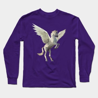 White Pegasus Long Sleeve T-Shirt